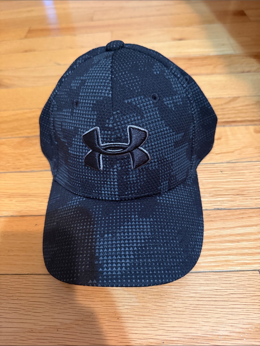 Under Armour Black Patterned Logo Baseball Cap